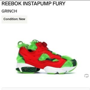 Do not buy# looking for Reebok grinch size 6.5m